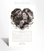 Golden Heart Photo Save the Date - Image 3