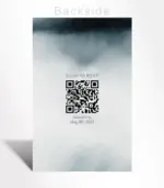 Midnight Mist Wedding Invitation - Image 2