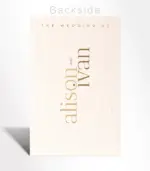 Champagne Texture Save the Date Card - Image 4