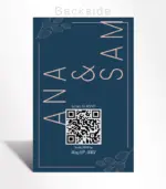 Midnight Minimalist Wedding Invitation - Image 2