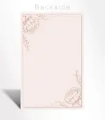 Blush Floral Save the Date Invitation - Image 4