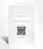 Modern Gold Line Wedding Invitation - Image 2