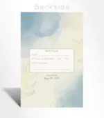 Blue Watercolor Luxe Save the Date - Image 3