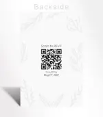 Classic Monochrome Wedding Invitation - Image 2