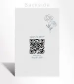 Modern Sketch Floral Wedding Invitation - Image 2