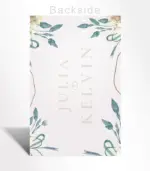 Sage Botanical Classic Wedding Invitation - Image 4
