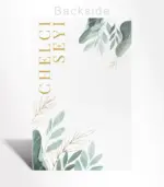 Sage Leaf Minimal Wedding Invitation - Image 4