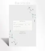 Soft Sage Floral Wedding Invitation - Image 3
