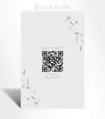 Soft Sage Floral Wedding Invitation - Image 2