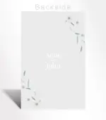 Soft Sage Floral Wedding Invitation - Image 4