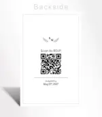 Modern Monogram Wedding Invitation - Image 2