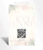 Blush Botanical Elegance Wedding Invitation - Image 2