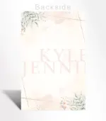 Blush Botanical Elegance Wedding Invitation - Image 4