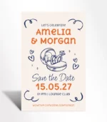 Playful Hearts Save the Date