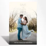 Minimalist Full Photo Save the Date
