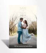 Minimalist Full Photo Save the Date
