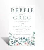 Eucalyptus Bloom Wedding Invitation