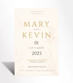 Golden Meadow Wedding Invitation