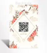 Rose Gold Diamond Wedding Invitation - Image 2