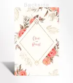 Rose Gold Diamond Wedding Invitation - Image 4