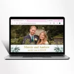 Botanical Wedding RSVP Website Template