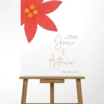 Coral Blossom Sign Collection