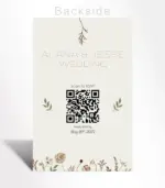 Rustic Wildflower Save the Date Card - Image 2