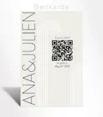 Modern Arch Photo Save the Date Card - Image 2