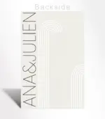 Modern Arch Photo Save the Date Card - Image 4