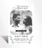 Timeless Photo Save the Date Card
