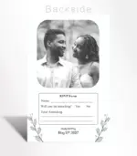Timeless Photo Save the Date Card - Image 3