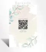 Sage Watercolor Wedding Invitation - Image 2