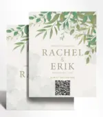 Botanical Elegance QR Welcome Sign - Image 3