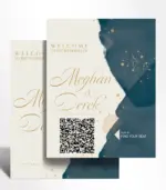 Sapphire Vow QR Welcome Sign - Image 3