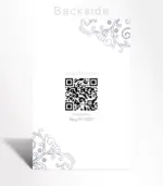 Elegant Scrollwork Wedding Invitation - Image 2