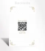 Golden Geometric Wedding Invitation - Image 2