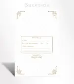Golden Geometric Wedding Invitation - Image 3