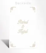 Golden Geometric Wedding Invitation - Image 4