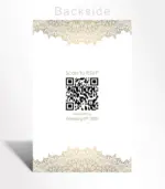 Elegant Gold Mandala Wedding Invitation - Image 2