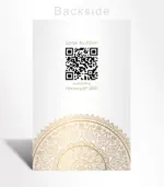 Golden Heritage Wedding Invitation - Image 2
