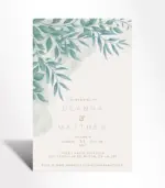 Sage Garden Wedding Invitation