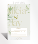 Olive Whisper Wedding Invitation - Image 3