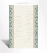 Heritage Teal Wedding Invitation - Image 4
