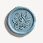 Dusty Blue Wax Seal