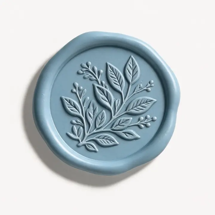 Dusty Blue Seal Dusty Blue Wax Seal - Image 1