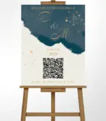 Midnight Vow QR Welcome Sign