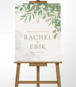 Botanical Elegance QR Welcome Sign - Image 2