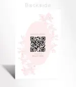 Blush Pink Floral Wedding Invitation - Image 2